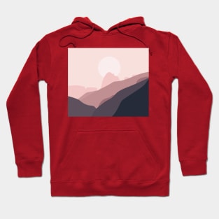 Pinky Dust Mountain Hoodie